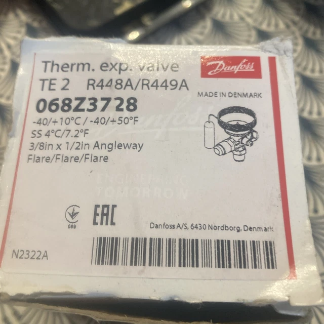 Détendeur thermostatique TUB - 068U3712 - R290 Danfoss