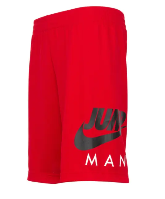 Nike Boy's Air Jordan Jumpman Mesh Shorts Size M Youth Red / Black / White
