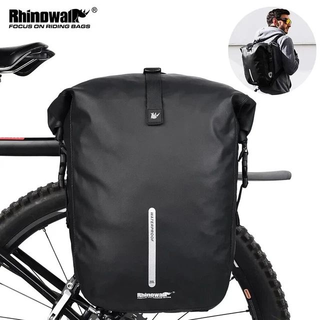 Cali tch – Sacoche de vélo étanche de 30 L, double sacoche arrière de