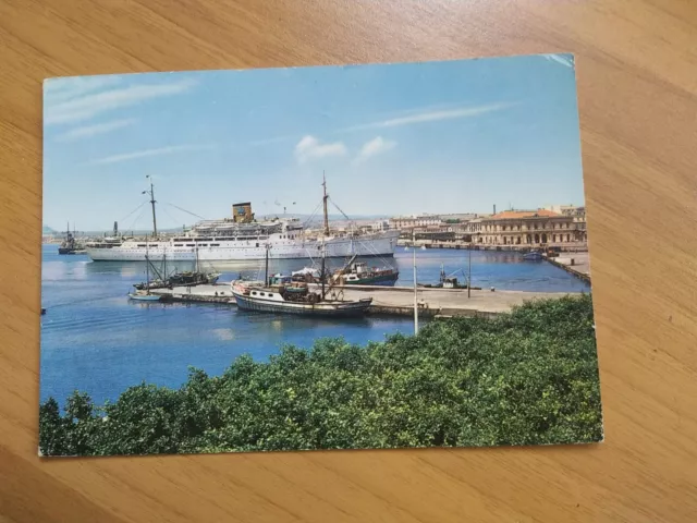 Cartolina F/G A Colori Viaggiata Sicilia Siracusa l'Esperia nel Porto Grande