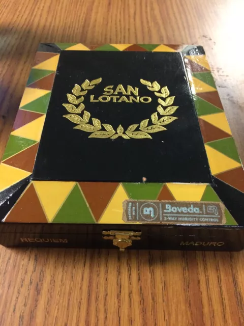 San Lotano Requiem Maduro Empty Cigar Box