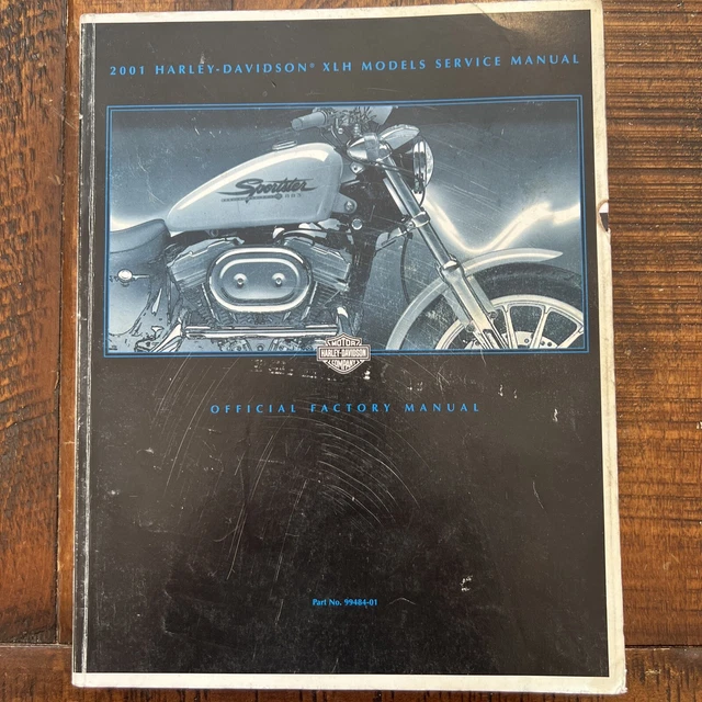 2001 Harley Sportster Factory Service Manual XLH XL 883 1200 Custom Hugger Sport
