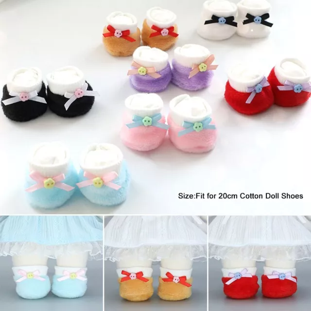 7 Styles Doll Plush Shoes Cartoon Style Clothes Accessories  20cm Cotton Doll