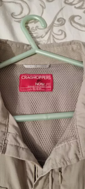 Craghoppers Nosilife Adventure Shirt L Khaki