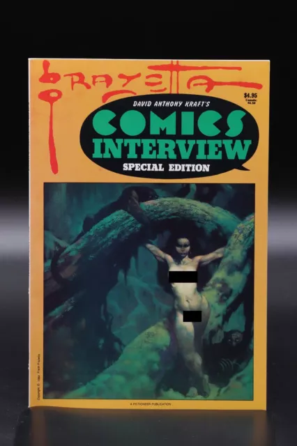 Comics Interview (1983) Special Edition Frank Frazetta Interview Art Cover NM-