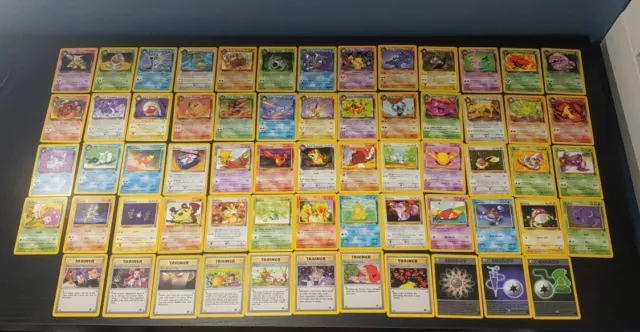 JCC Pokémon De Colección Cohete de Equipo CASI COMPLETO NO HOLO Raro Poco Común Casi Nuevo