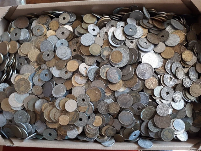 🛑 GROS lot monnaies françaises années 1914 - 2001 **  + de 20 KG 🛑