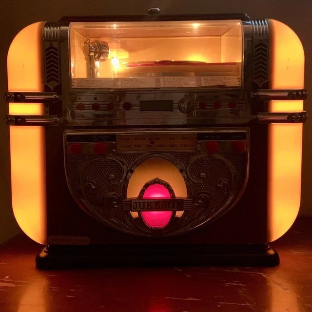 Vintage 1997 Polyconcept USA Jukebox AM/FM Radio & CD Music Player Model 541.430