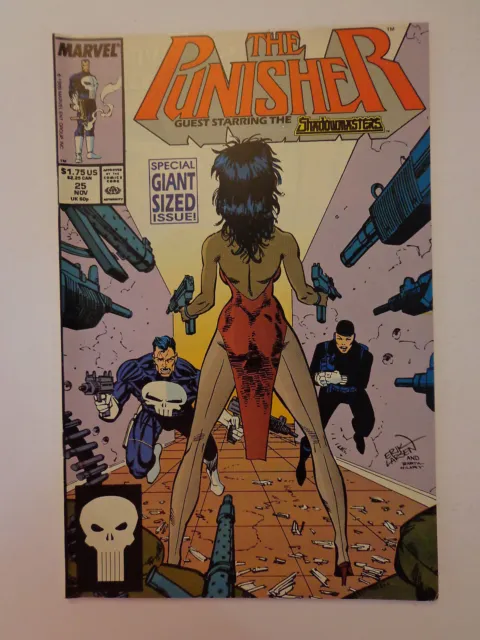 The Punisher Shadowmasters Larsen Baron Vol 2 #25 Marvel Comics November 1989 NM