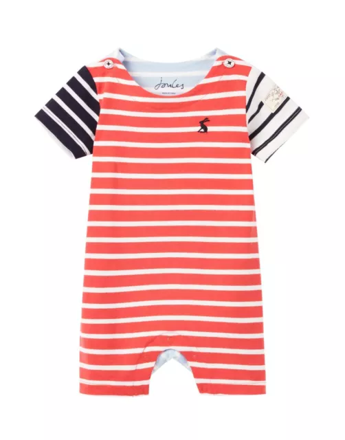 Tom Joule Baby Boys Spieler / Bodysuit Habour mit Marinestreifen rot blau weiß