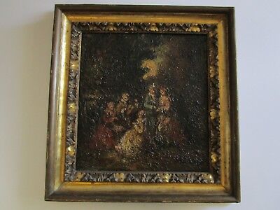 FINEST  19TH CENTURY MASTERFUL PAINTING Adolphe Joseph Thomas Monticelli FRENCH