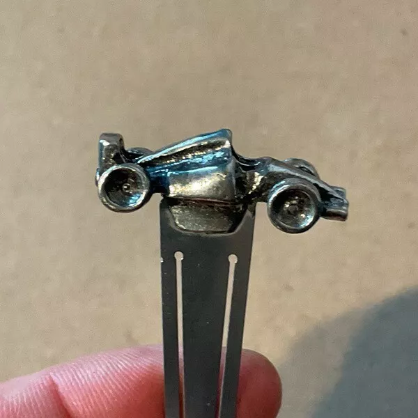 Academy Pewter Vintage Motorcar bookmark/paperclip/place holder