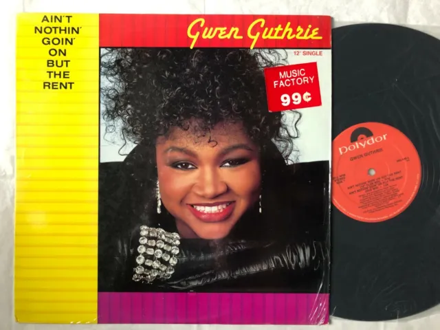 Gwen Guthrie, Ain't Nothin' Goin' on but the Rent, 12" Vinyl, Larry Levan Mix