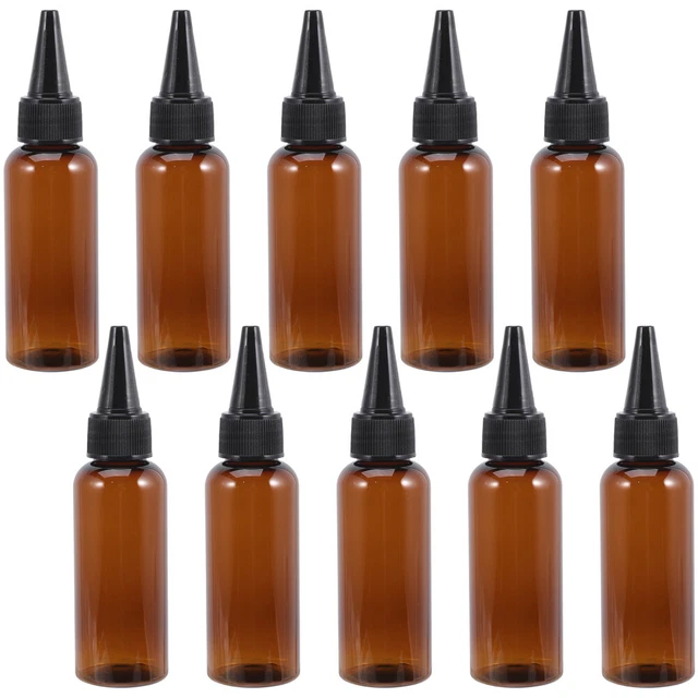 10 Pcs Plastikflaschen Zum Färben Von Haaren Squeeze-Flaschen-Applikator Düse