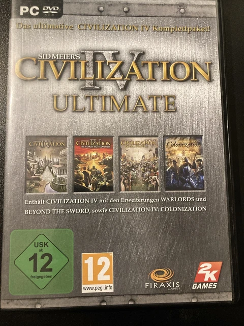 PC GAMES SPIEL Sid Meier's Civilization IV Ultimate Edition Zustand ...