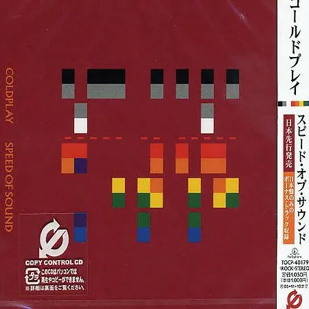 Coldplay ‎Speed Of Sound Rare Japan CD Single BRAND NEW SEALED OBI TOCP-40179