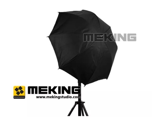 Paraguas de iluminación de estudio fotográfico Selens 2 piezas Softbox 84 cm 33" negro y plateado 3
