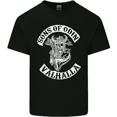 Figlio di Odino Valhalla Vichingo Mitologia Norvegese Da Uomo Cotone T-Shirt Tee Top