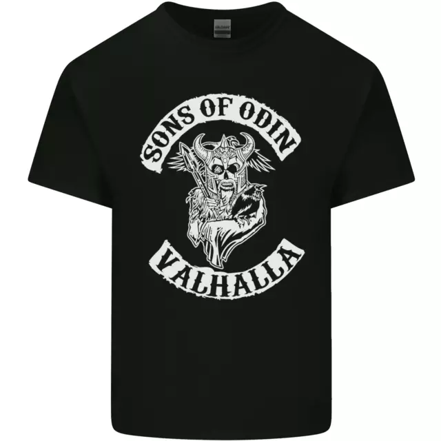 Son Of Odin Valhalla Viking Norreno Mitologia Uomo Cotone T-Shirt