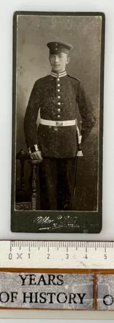 CDV Foto photo Soldat Portrait 1905-18 Atelier Otto Witte Berlin