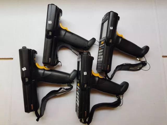 4 x Used Zebra Motorola Symbol MC3190 Gun CE6.0 P/N: MC3190-GL3H04E0A Lot #1147