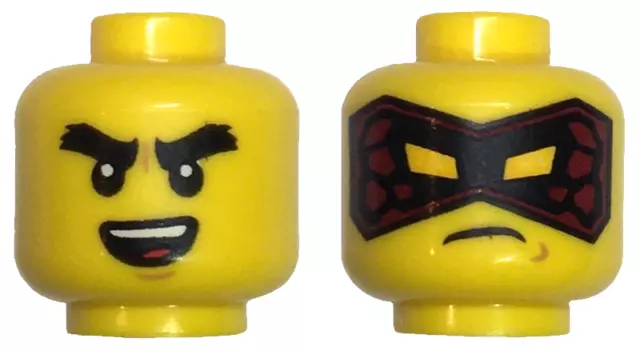 LEGO Ninjago Minifigure - Cole Zukin Robe (Black Ninja) with Dual