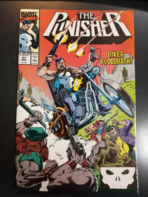 The Punisher Vol. 2 #31 VF/NM Marvel Back Issue Comic Book First Print