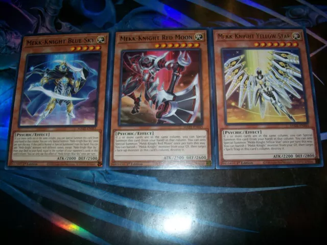 Mekk-Knight Red Moon + Blue Sky + Yellow Star  MAZE Yu-Gi-Oh!
