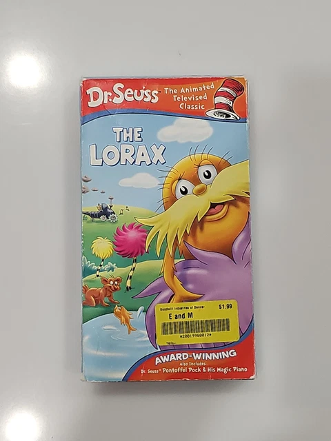 DR. SEUSS - The Lorax VHS 2003 Animated Classic w/award winning Pontoffel TESTED £15.90 ...