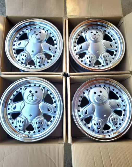 (4) TEDDY BEAR Wheels Rims 5x100 & 5x114.3 New Opened Box Set Of 4 ...