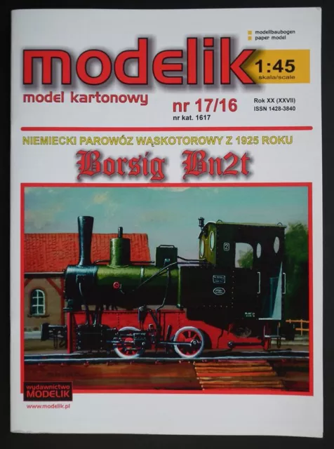 Modelik 17/2016 - Deutsche Dampflokomotive Borsig Bn2t