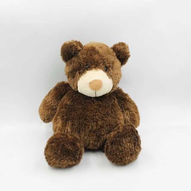 Doudou peluche ours brun marron GIPSY - 26021