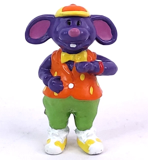 BANANAS IN PYJAMAS Rat in Hat figure toy figurine Small Vintage 1990s