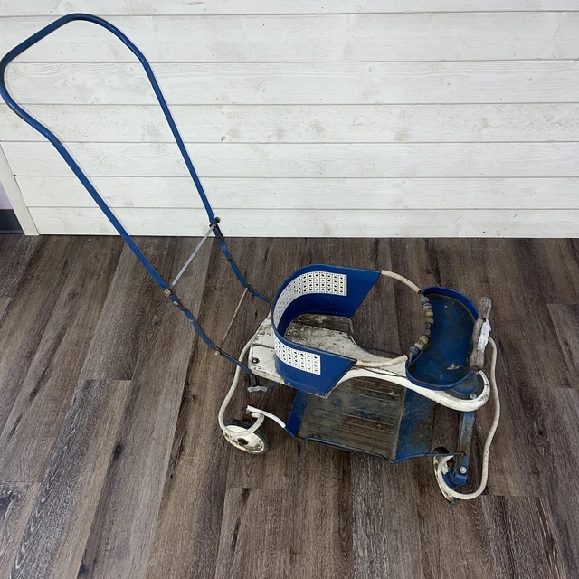 VINTAGE 1950s TAYLOR TOT METAL BABY STROLLER WALKER CARRIAGE BUGGY