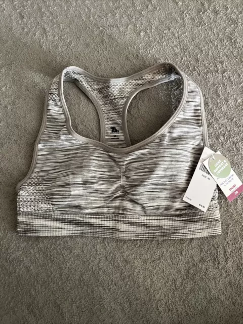 BRAND NEW Justice Oh So Soft Racerback Sports Bra Girls Size 30 Lightly Lined