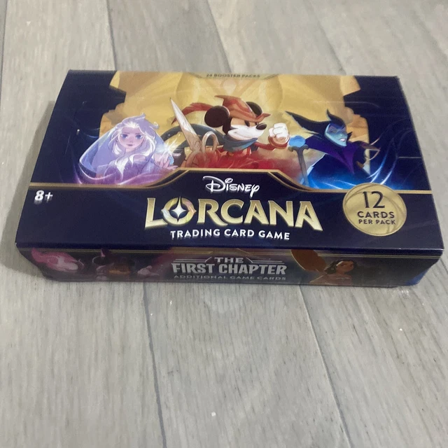 Disney Chapter 1 Collection Box DISNEY LORCANA THE First Chapter Booster Box Brand New & Sealed In Hand ...