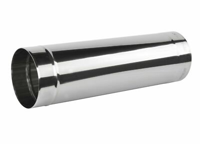 Kasart tubo in acciaio inox cm Ø12x100 h  per stufa camino canna fumi aisi 304 