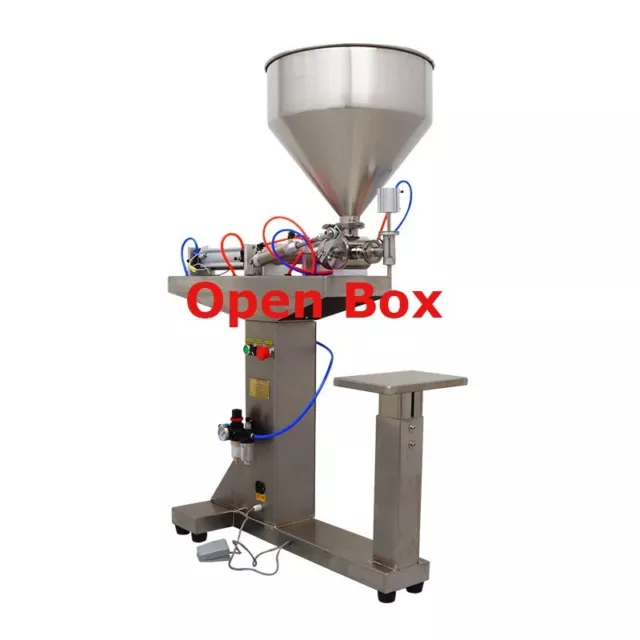 Open Box 30-300ml Paste Liquid Filling Machine with Stand Single Head 110V