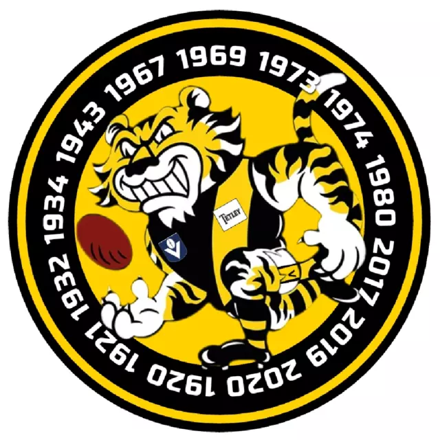 Richmond Tigers Badge 89Mm