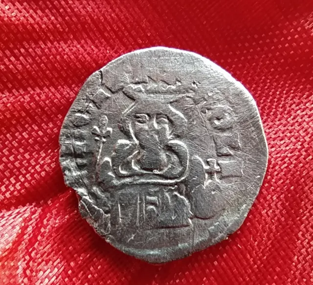 Kreuzzügler; Templar.Charles I Robert von Anjou. Silber Denar.1308-1342.s-ss