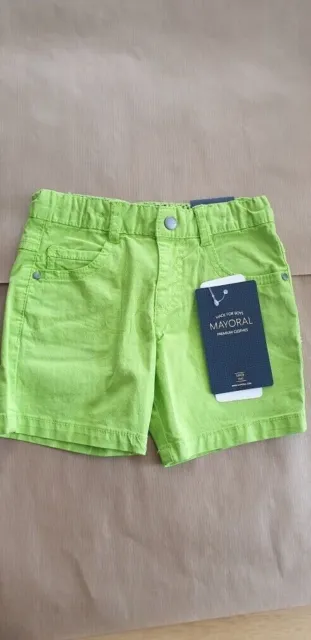 Mayoral - Boys Lime Green Shorts age 24 Months BNWT