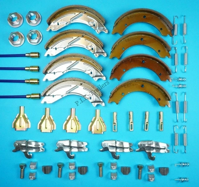 TWIN AXLE 250X40 Trailer Brake Shoe & Cable Kit for CT167G 3,500kg IFOR