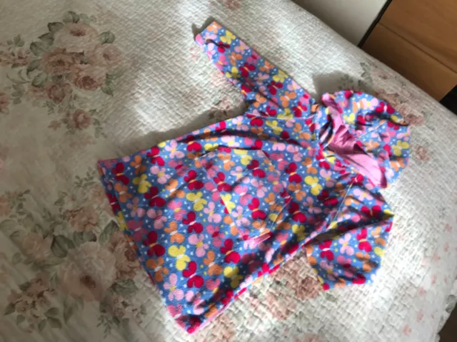 jojo maman bebe girl hoodie dress 1-2 years