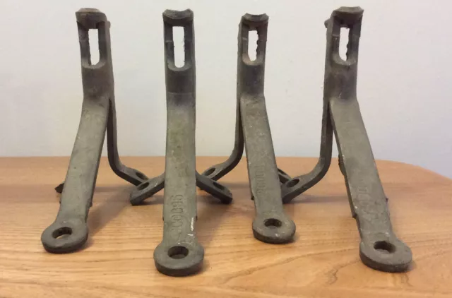 4 x Telegraph Pole Steps Climbing Irons  No Screws. Carefully Removed. VG