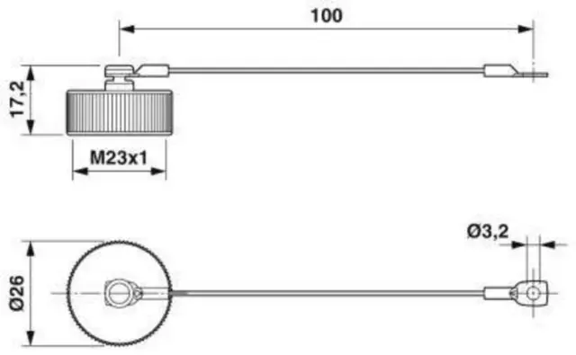 Phoenix Contact Sensor-/Aktor-Schutzkappe Metall-Staubschutzkappe M23 10 Stück 2