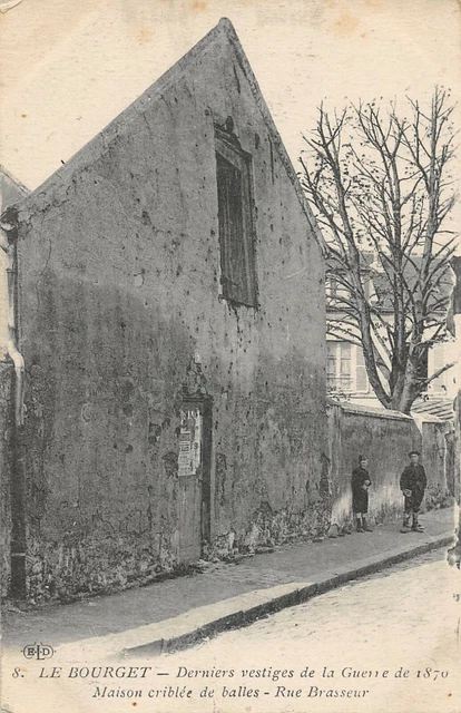 Cpa 93 Le Bourget Last Vestiges Of The War Of 1870 Rue Brasseur