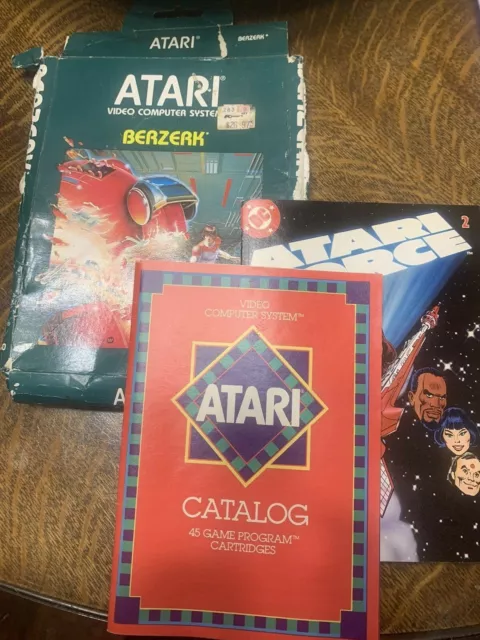 Vintage Atari 2600 Video Computer System Catalog of 45 Game Cartridges 45 Pages