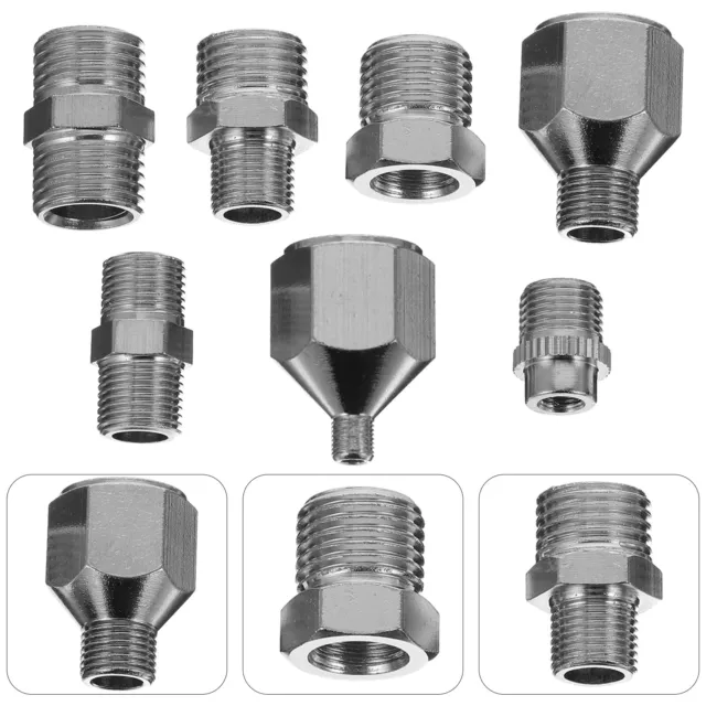 7 piezas de repuesto tensor rápido conector aerógrafo conexión de manguera