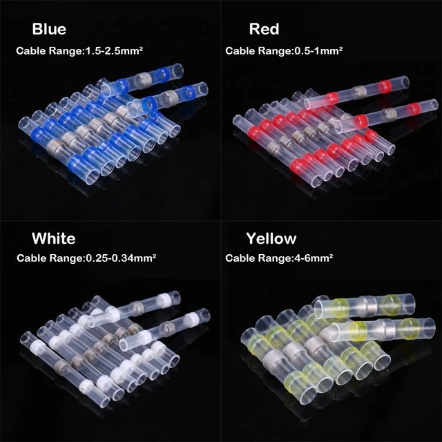 Sodir Rind WATERPROOF WIRING TERMINAL PE Heat Shrinkable Solder Ring Solder Sleeve ...