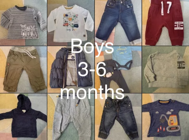 Baby Boys Clothes 3-6 months Build Your Own Bundle
